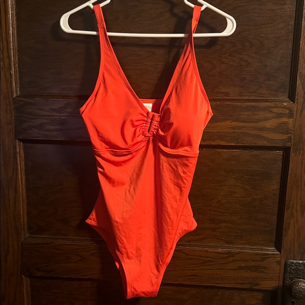 NWT, Serra Bold Orange, One Piece Swimsuit, Size M